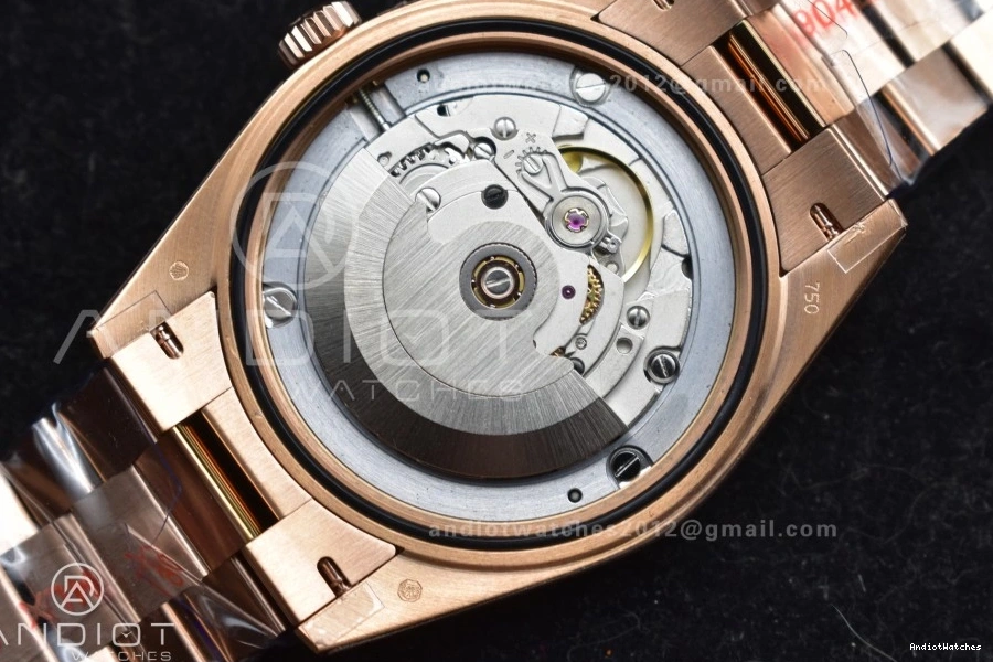 904L Bracelet (Gain President 711 Dial Best RG Weight) 40 Steel QF Edition Ombre DayDate V4 Soft Slate on A2836 0421